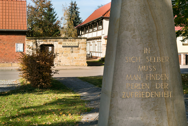 Menantes Gedenkstätte Wandersleben Jan Kobel