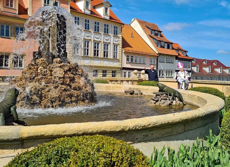 117 2021 Start in die Wasserkunst Saison Blumenpracht im BUGA Jahr nach historischem Vorbild 2