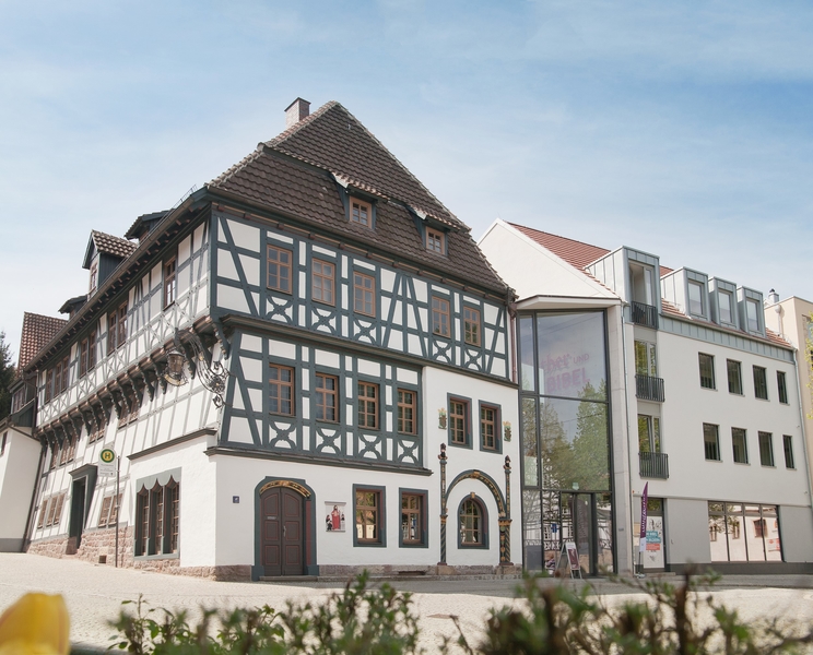 Lutherhaus Außenansicht Querformat Stiftung Lutherhaus Eisenach Anna Lena Thamm